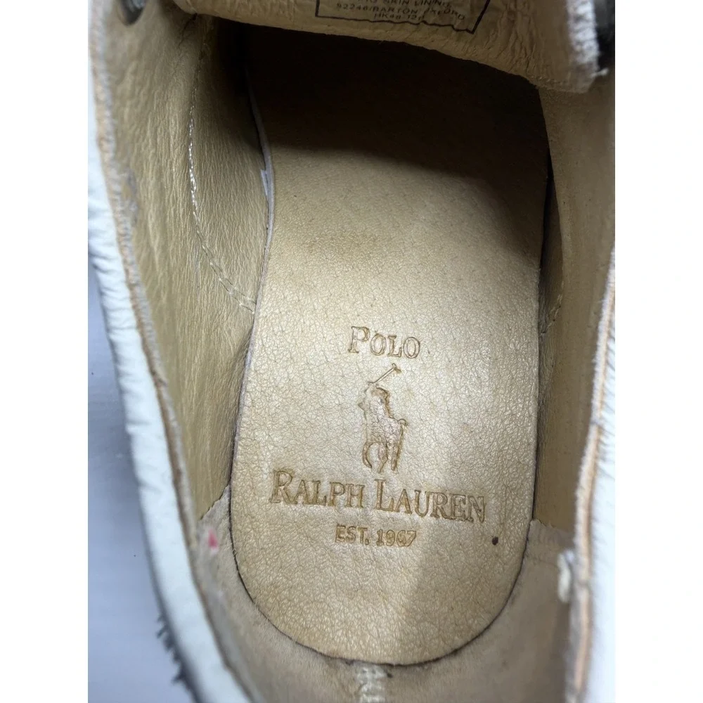Polo Ralph Lauren Barton Oxford Grey Suede HK48-1211 Toddler 6.5